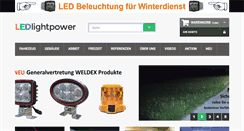 Desktop Screenshot of ledlightpower.ch